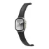 Силіконовий ремінець AMAZINGthing TITAN SWIFT Silicone Band with Leather Texture Black для Apple Watch 49мм | 45мм | 44мм