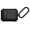 Чохол з карабіном Aulumu A19 AirPods Pro Case with Lock&Keychain Black для AirPods Pro 2 (2022)
