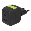 Швидка зарядка InfinityLab InstantCharger 30W 2 USB Black