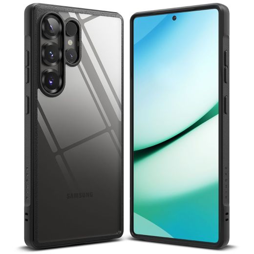 Прозорий чохол Ringke Fusion Bold Black для Samsung S25 Ultra