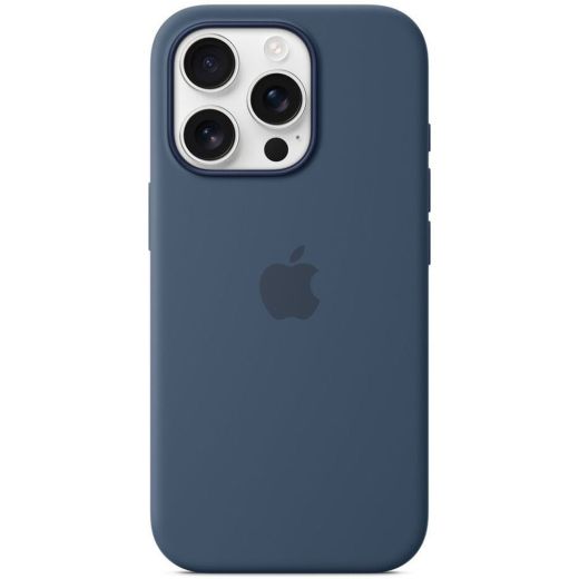 Силиконовый чехол CasePro Silicone Case with MagSafe (Camera Control) Denim для iPhone 16 Pro