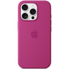 Силиконовый чехол CasePro Silicone Case with MagSafe (Camera Control) Fuchsia для iPhone 16 Pro