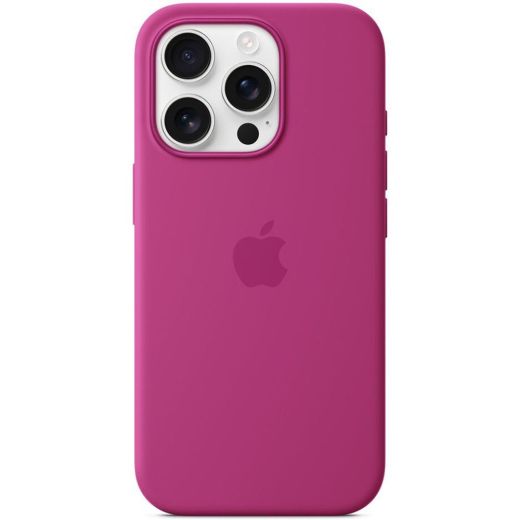 Силиконовый чехол CasePro Silicone Case with MagSafe (Camera Control) Fuchsia для iPhone 16 Pro