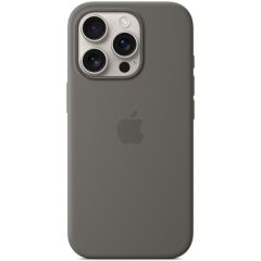 Силиконовый чехол CasePro Silicone Case with MagSafe (Camera Control) Stone Gray для iPhone 16 Pro