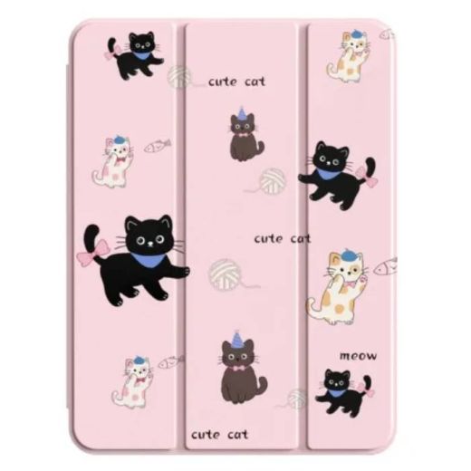 Чохол-підставка Mutural Xing Yi Case Cute Cat Pink для iPad Air 11” M3 | M2 (2025 | 2024)