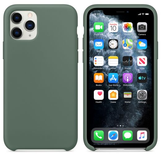 Чехол CasePro Silicone Case Pine Green для iPhone 11 Pro Max