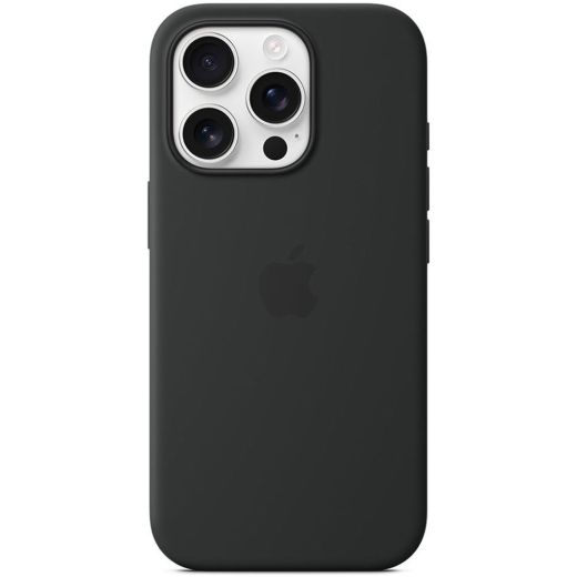 Силиконовый чехол CasePro Silicone Case with MagSafe (Camera Control) Black для iPhone 16 Pro