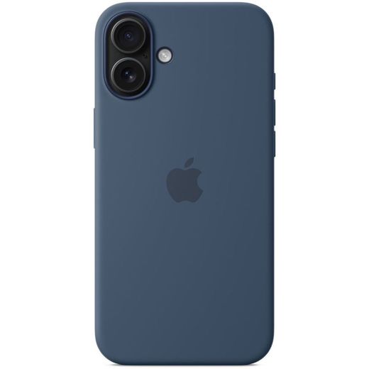 Силиконовый чехол CasePro Silicone Case with MagSafe (Camera Control) Denim для iPhone 16 Plus