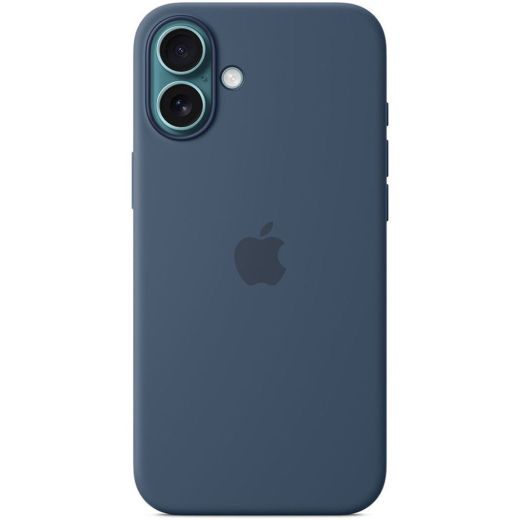 Силиконовый чехол CasePro Silicone Case with MagSafe (Camera Control) Denim для iPhone 16 Plus