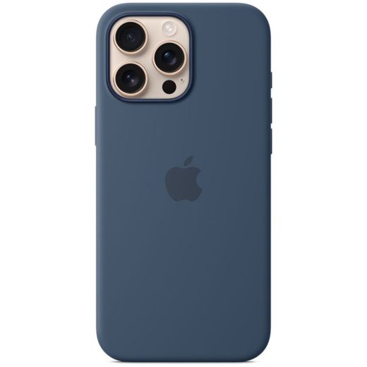 Силіконовий чохол CasePro Silicone Case with MagSafe (Camera Control) Denim для iPhone 16 Pro Max