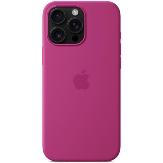 Силиконовый чехол CasePro Silicone Case with MagSafe (Camera Control) Fuchsia для iPhone 16 Pro Max