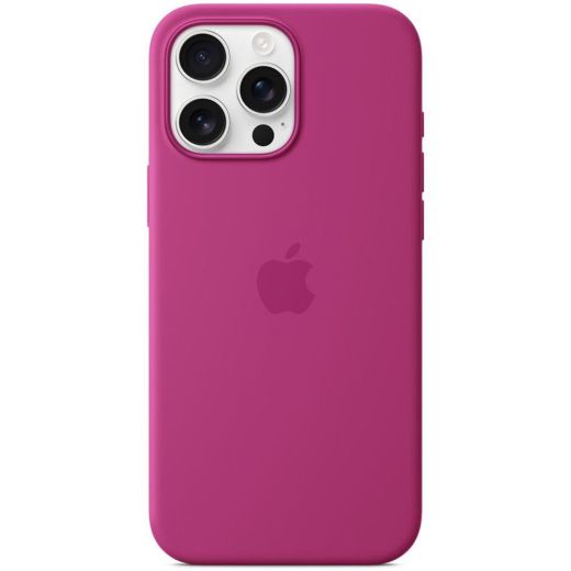 Силиконовый чехол CasePro Silicone Case with MagSafe (Camera Control) Fuchsia для iPhone 16 Pro Max