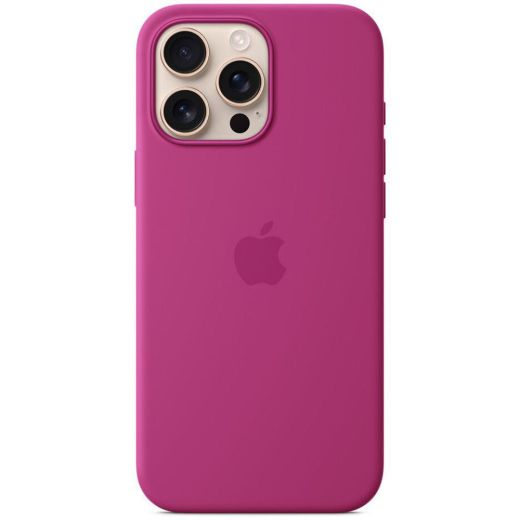 Силиконовый чехол CasePro Silicone Case with MagSafe (Camera Control) Fuchsia для iPhone 16 Pro Max