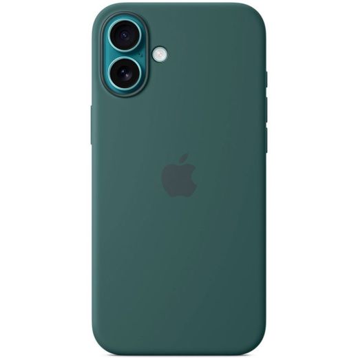 Силіконовий чохол CasePro Silicone Case with MagSafe (Camera Control) Lake Green для iPhone 16 Plus