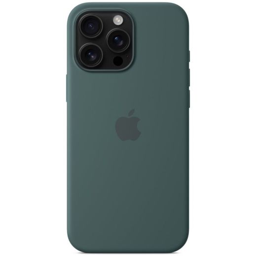 Силиконовый чехол CasePro Silicone Case with MagSafe Lake Green для iPhone 16 Pro Max