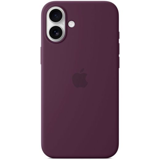 Силиконовый чехол CasePro Silicone Case with MagSafe Plum для iPhone 16 Plus