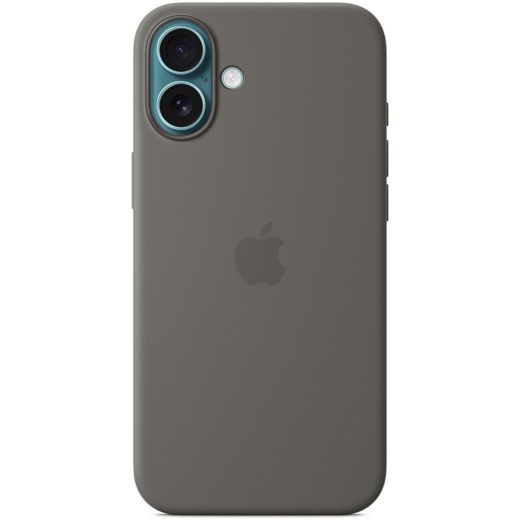 Силиконовый чехол  CasePro Silicone Case with MagSafe Stone Gray для iPhone 16 Plus