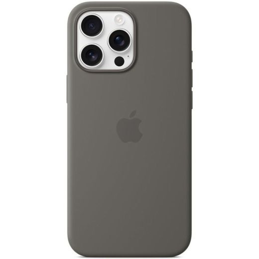 Силиконовый чехол CasePro Silicone Case with MagSafe (Camera Control) Stone Gray для iPhone 16 Pro Max