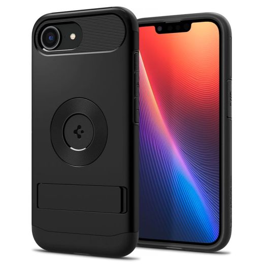 Чохол-підставка Spigen Slim Armor MagSafe Black для iPhone 16e (ACS09129)
