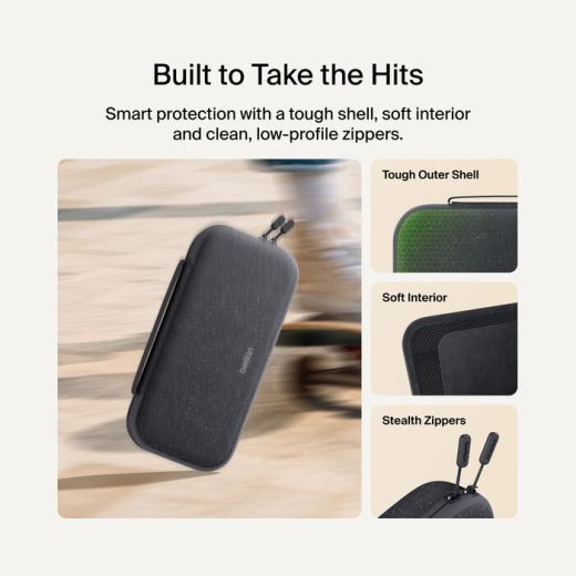 Зарядний чохол Belkin Charging Case Charcoal для Nintendo Switch 2 (ENA001fqCH-V1)
