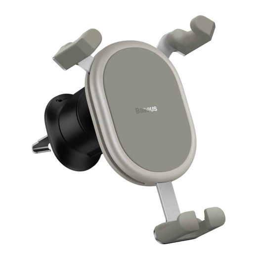 Держатель для телефонов в машину Baseus Stable Gravitational Car Mount (Air Outlet version) Creamy/White (SUWX000002)