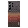 Карбоновый чехол Pitaka Tactile Woven Case Sunset для Samsung Galaxy S25 Ultra (KS2503U)