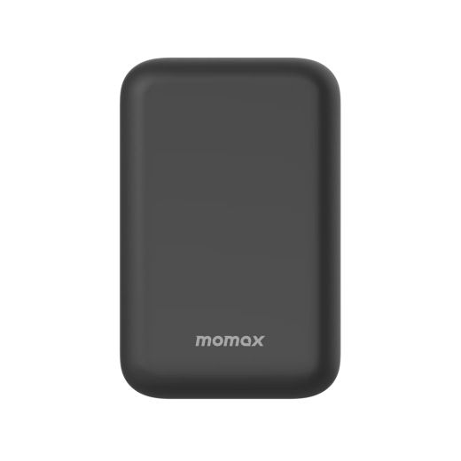 Повербанк (внешний аккумулятор) с беспроводной зарядкой Momax Q.Mag Power Magnetic Wireless PD 3.0 Power Bank 5000mAh Black