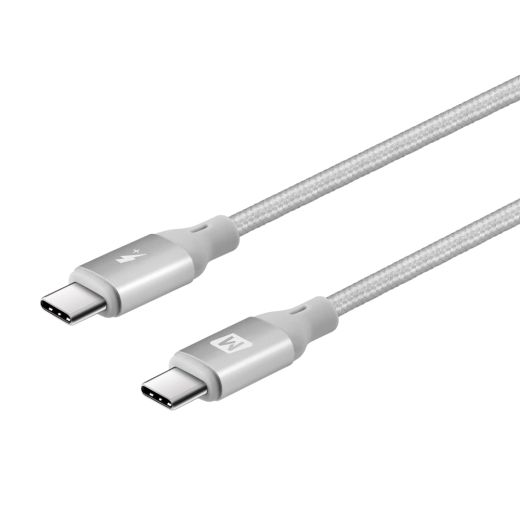 Кабель Momax Go Link USB-C to USB-C PD Cable (1.2M) Silver