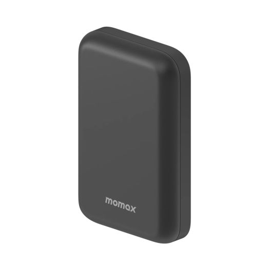 Повербанк (внешний аккумулятор) с беспроводной зарядкой Momax Q.Mag Power Magnetic Wireless PD 3.0 Power Bank 5000mAh Black