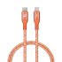 Кабель Momax Elite Link USB-C to Lightning Nylon-Braided Fast Charging Cable (1.2m) Orange Кабель Momax Elite Link USB-C to Lightning Nylon-Braided Fast Charging Cable (1.2m) Orange