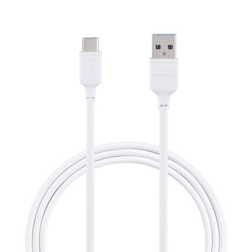 Кабель Momax Zero USB to Type C Charge/Sync Cable 1m White