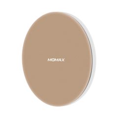 Беспроводная зарядка Momax Q.Pad Max 15W Ultra Slim Wireless Charger Gold