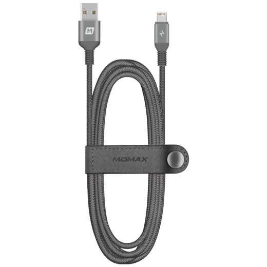 Кабель Momax Elite Link Lightning Triple-Braided Cable (1.2M) Black