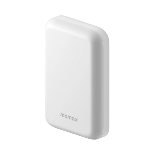 Повербанк (внешний аккумулятор) с беспроводной зарядкой Momax Q.Mag Power Magnetic Wireless PD 3.0 Power Bank 5000mAh White