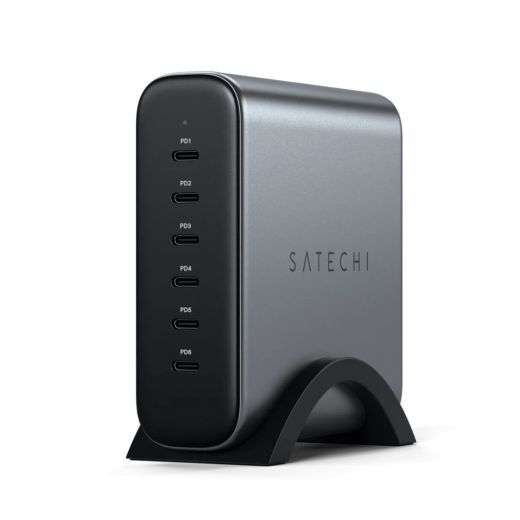 Быстрая зарядка Satechi 200W USB-C 6-Port Gan Charger (ST-C200GM-EU)