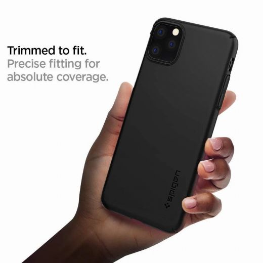 Чохол Spigen Thin Fit Air Black (ACS00066) для iPhone 11 Pro Max