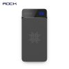 Павербанк (Зовнішній акумулятор) Rock P38 Wireless Charging Power Bank with Digital Display 8000mAh Grey