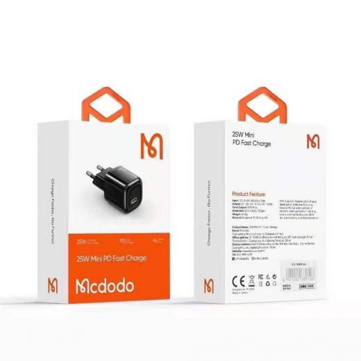 Швидка зарядка Mcdodo Mini PD Fast Charge 25W