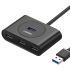 USB-хаб Ugreen 4-в-1 USB 3.0 Data Hub CR113 1m Black (20291) USB-хаб Ugreen 4-в-1 USB 3.0 Data Hub CR113 1m Black (20291)