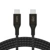 Кабель Belkin BRAIDED USB-C to USB-C 240Вт Black 1 метр (CAB015BT1MBK)