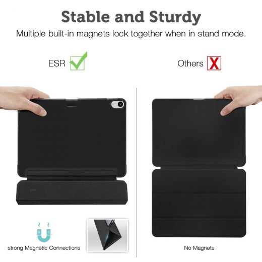 Чохол ESR Yippee Color Gentility Black для iPad 11 Pro (2018)