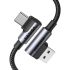 Кабель UGREEN US176 Angled USB 2.0 A to Type C Cable Nickel Plating Aluminum Shell 1m Black (20856) Кабель UGREEN US176 Angled USB 2.0 A to Type C Cable Nickel Plating Aluminum Shell 1m Black (20856)