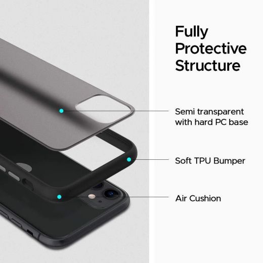 Чохол Spigen Ciel Color Brick Black для iPhone 11