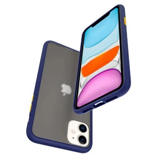 Чехол Spigen Ciel Color Brick Navy для iPhone 11