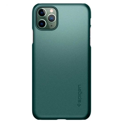 Чехол Spigen Thin Fit Midnight Green для iPhone 11 Pro Max