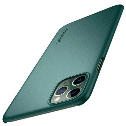 Чехол Spigen Thin Fit Midnight Green для iPhone 11 Pro Max