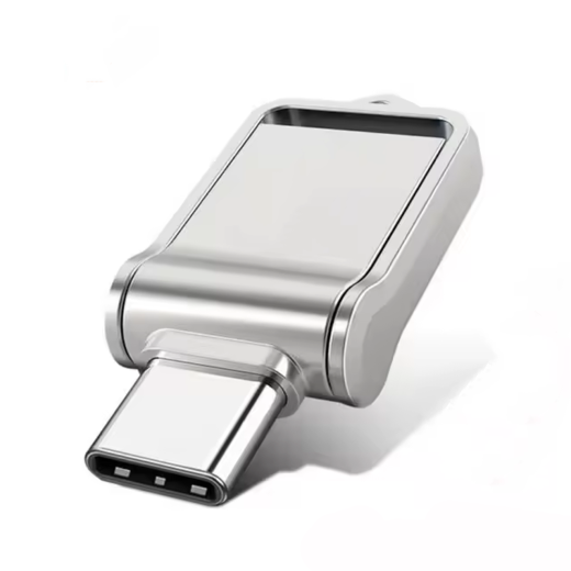Флешка MicroDrive Dual Flesh Drive Mini OTG Usb2.0/Type-C 64GB Silver