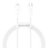 Кабель Baseus Pudding Series Fast Charging Cable Type-C to iP 20W 1.2m White (P10355701221-00) Кабель Baseus Pudding Series Fast Charging Cable Type-C to iP 20W 1.2m White (P10355701221-00)
