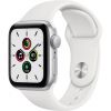 Apple Watch SE GPS 44mm Silver Aluminum Case with White Sport Band (MYDQ2)