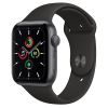 Apple Watch SE GPS 40mm Space Gray Aluminum Case with Black Sport Band (MYDP2)